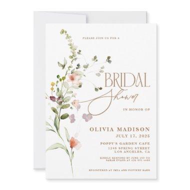 Modern Script Flower Garden