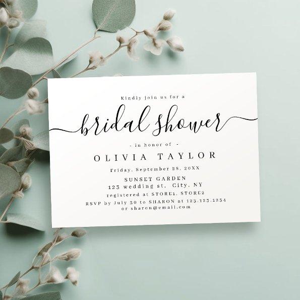 Modern simple elegant script
