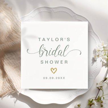 Modern Simple Elegant Script  Party Napkins