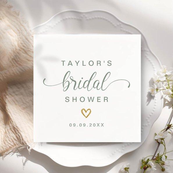Modern Simple Elegant Script  Party Napkins