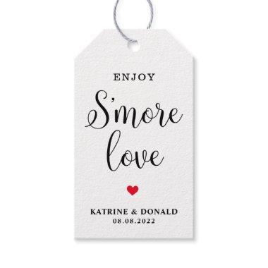Modern Simple S’more Love Wedding Gift Tags
