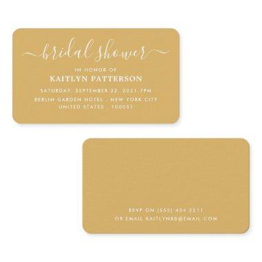 Modern Simple Script  Ticket Invite