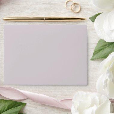 Modern Simple Warm Gray | Custom Wedding Envelope