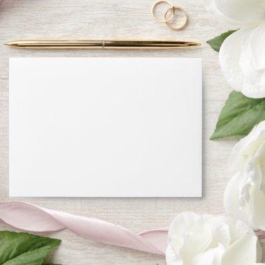Modern Simple White | Custom Wedding Envelope