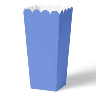 Modern Solid Blue Simple Chic Elegant Favor Box