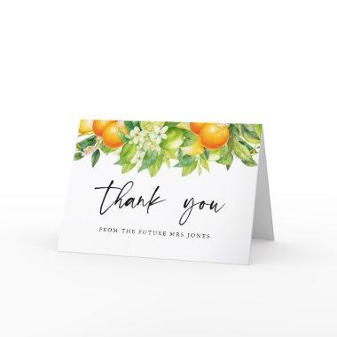 Modern Summer Oranges Lemon Citrus  Thank You