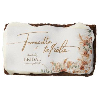 Modern Terracotta and Tequila  Brownie