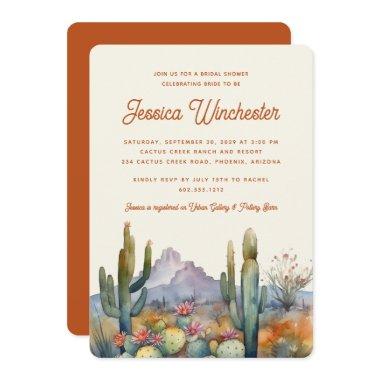 Modern Terracotta Desert Cactus