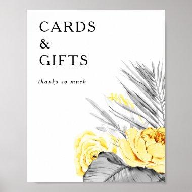 Modern Tropical Invitations and Gifts Sign