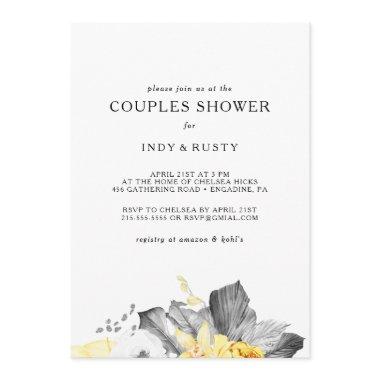 Modern Tropical Couples Shower Invitations