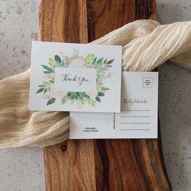 Modern Tropical Floral Thank You PostInvitations