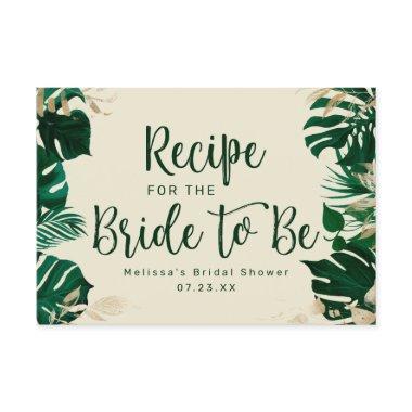 Modern Tropical Greenery  Recipe Enclosure