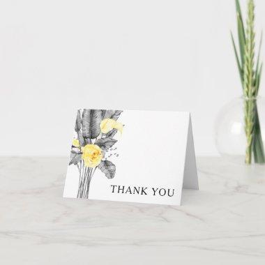 Modern Tropical Thank You Invitations