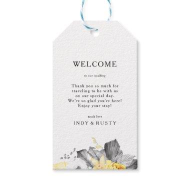 Modern Tropical Wedding Welcome Gift Tags
