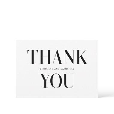 Modern Typography Bold Thank You