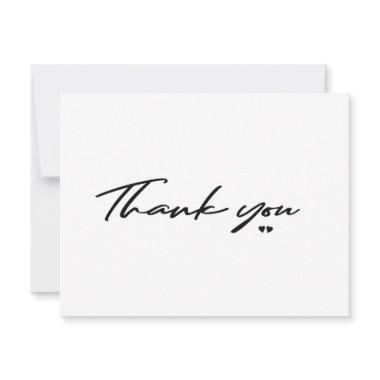 Modern typography  by mail thank you