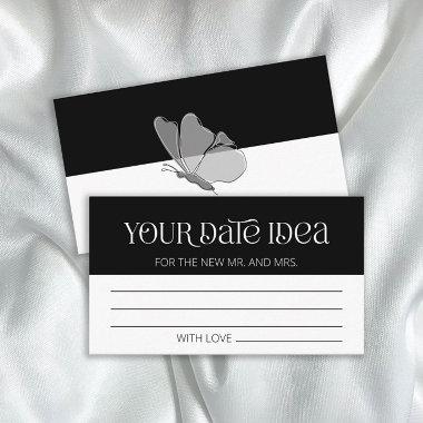 Modern Typography Date night ideas. Date jar Enclosure Invitations