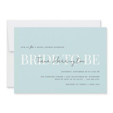 Modern Typography | Light Blue