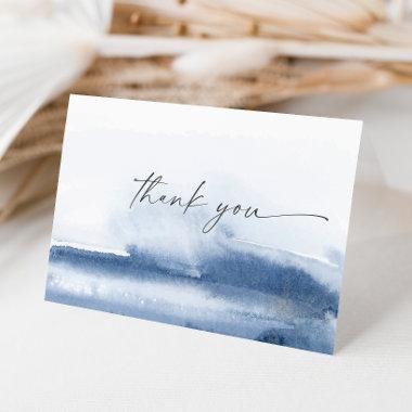 Modern Watercolor | Blue Thank You Invitations