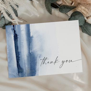 Modern Watercolor | Blue Thank You Invitations