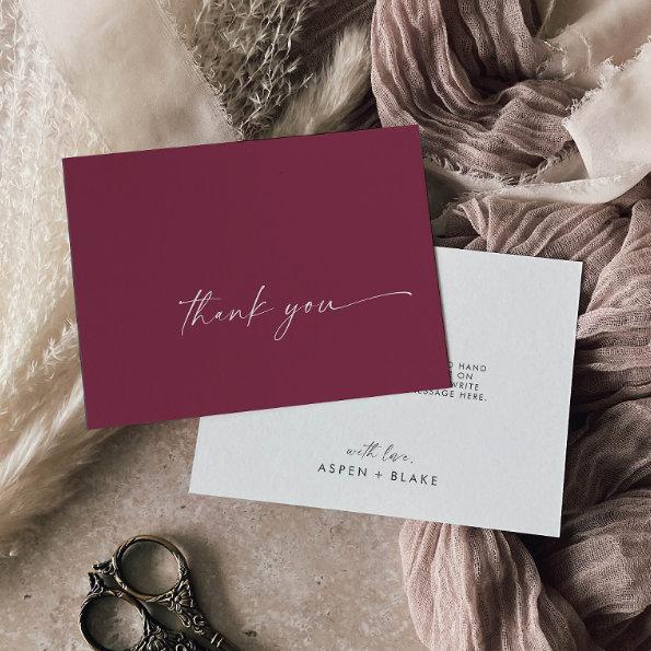 Modern Watercolor Coordinate | Red Thank You Invitations