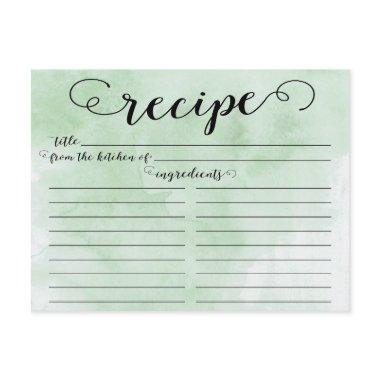 Modern Watercolor Script  Recipe