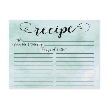 Modern Watercolor Script  Recipe