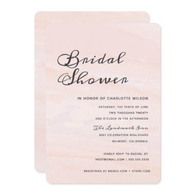 Modern Watercolor Wash  | Blush