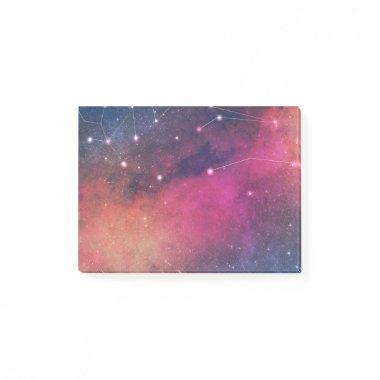 Modern Wedding Night Star Sky Galaxy Constellation Post-it Notes