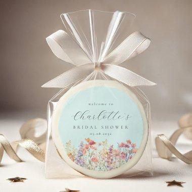Modern, wildflower  Welcome Sugar Cookie