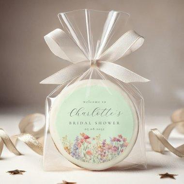 Modern, wildflower  Welcome Sugar Cookie