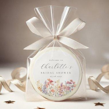 Modern, wildflower  Welcome Sugar Cookie