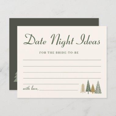 Modern Winter Bridal Shower Date night Ideas