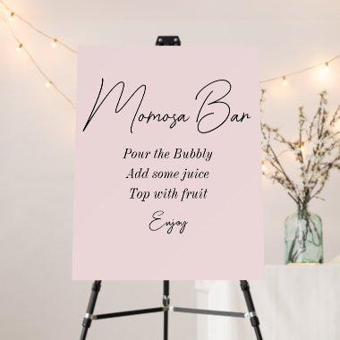 Momosa Bar  Blush Pink Foam Board