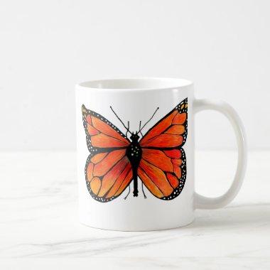 Monarch Butterfly on Coffee/Tea Mug