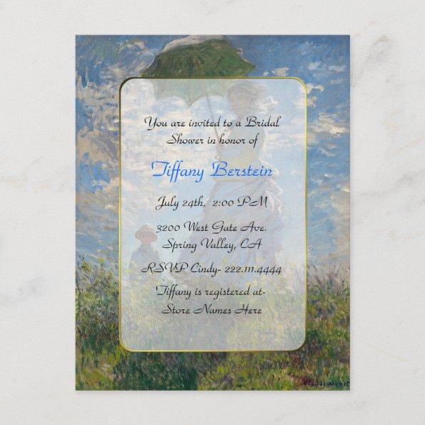 Monet Fine Art Bridal Shower Invitations