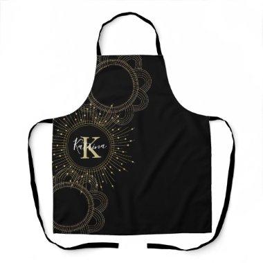 Monogram All-Over Print Apron