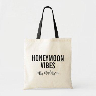 Monogram Honeymoon Vibes Tote Bag