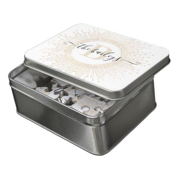 Monogrammed Acrylic Puzzle