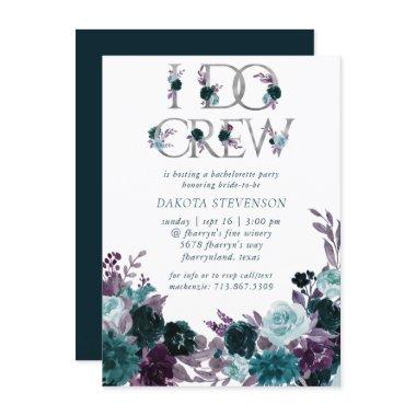 Moody Boho | Teal Floral I Do Crew