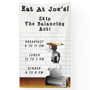 Morning Breakfast Fastfood Banner