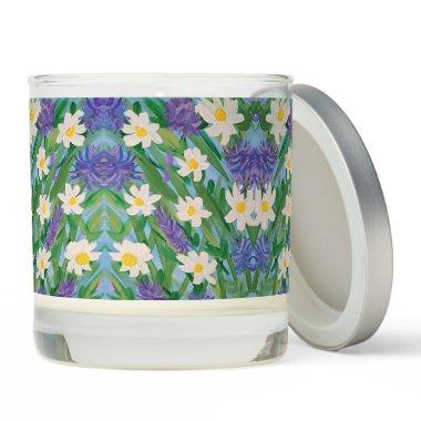 Morning Glory Floral, Vanilla Sented Candle