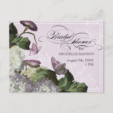 Morning Glory Hydrangea - Bridal Shower PostInvitations