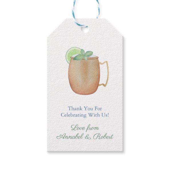 Moscow Mule Kit Couples Shower Thank You Favor Tag