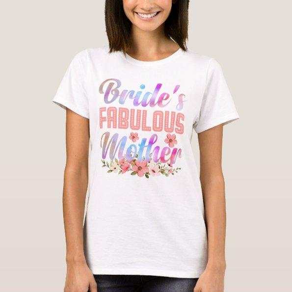 Mother of Bride Bridal Shower Wedding Brides Mom T-Shirt