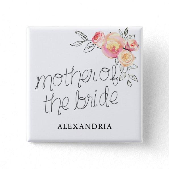 Mother of the Bride Bridal Shower Button