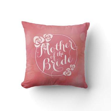 Mother of the Bride Elegant Frame Wedding Pillow