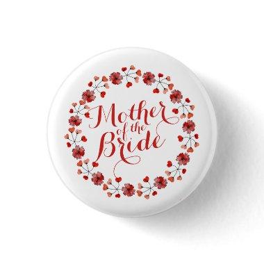 Mother of the Bride Elegant Wedding | Pin Button