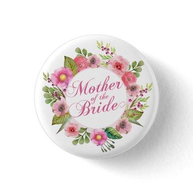 Mother of the Bride Elegant Wedding | Pin Button