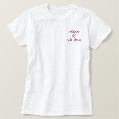 Mother Of The Bride Embroidered Shirt